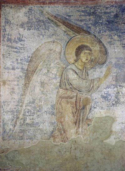 The Archangel Gabriel (detail) by Byzantine